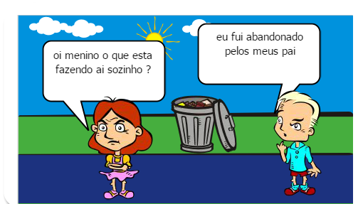 eram duas crianças que sabiam cozinhar e tudo só que foram espulsas de casa 