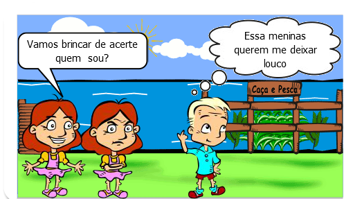 As gêmeas  confusão