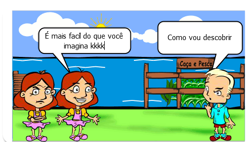 As gêmeas  confusão