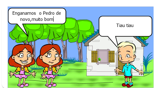 As gêmeas  confusão