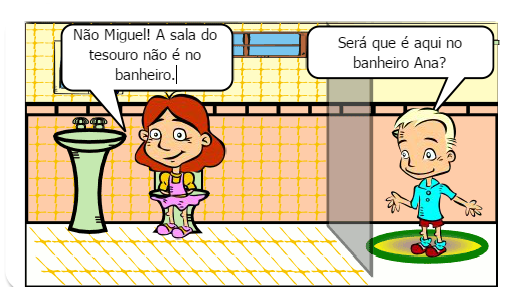 Em um domingo de manhã, Miguel acorda cedo para procurar a sala do tesouro que sua mãe havia dito para ele. Como a casa não é muito grande, Miguel pede ajuda a sua irmã, Ana.