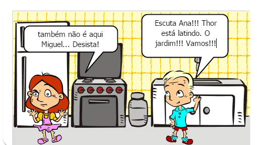 Em um domingo de manhã, Miguel acorda cedo para procurar a sala do tesouro que sua mãe havia dito para ele. Como a casa não é muito grande, Miguel pede ajuda a sua irmã, Ana.
