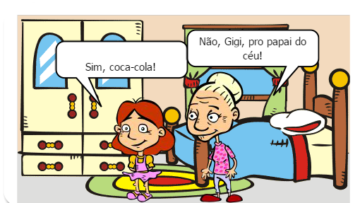 Minha filha Giovanna de 04 anos fazendo oração com a vovó...