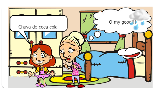 Minha filha Giovanna de 04 anos fazendo oração com a vovó...