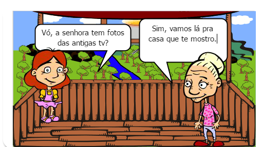 O Gibi  conta a história do desenvolvimento da televisão.