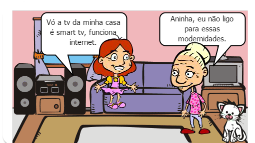 O Gibi  conta a história do desenvolvimento da televisão.