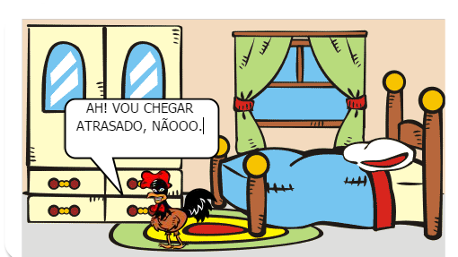 O galo trabalhador noturno. História de João Davi.