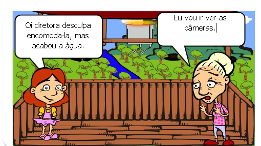   Em um dia em uma escola uma menina chamada Heisol estava fazendo um trabalho com tinta depois que ela terminou ela pediu para sua professora para ir lavar as mãos quando ela abriu a torneira não tinha água então ela para outra torneira e não saiu água, então ela correu para sua sala e disse: 