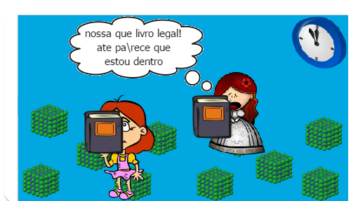 HELOÍSA e ISABELLY em uma viagem dentro de um livro