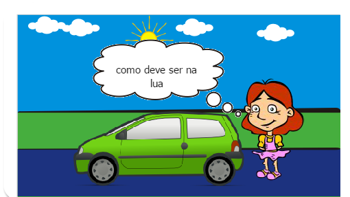 a menina no mundo da lua