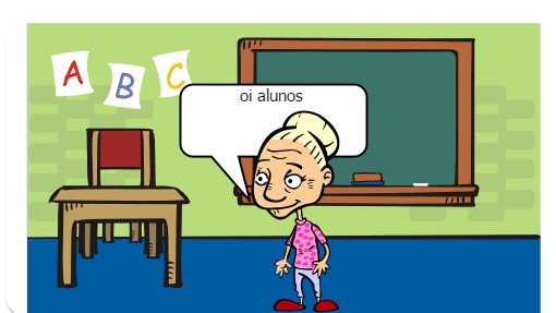 o primeiro dia de aula