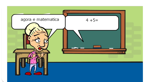 o primeiro dia de aula