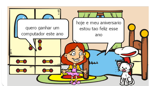 a festa   de aniversario