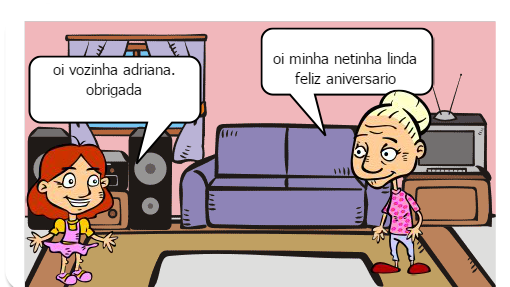 a festa   de aniversario