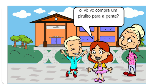 a vo e os netos