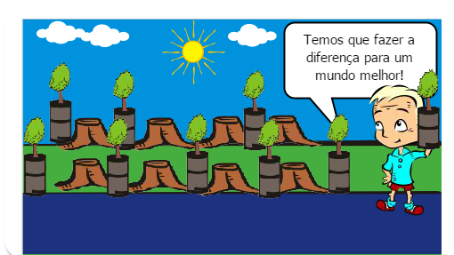 Proteger o meio ambiente através de atitudes sustentáveis.