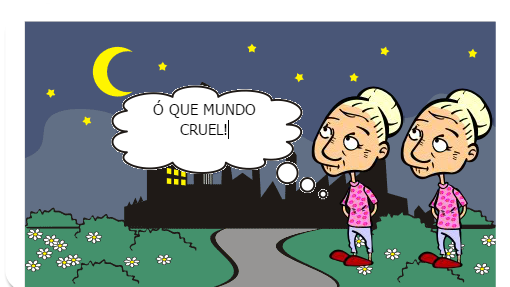 ERA UMA VEZ UMA GAROTA AZUL QUE VIVIA ISOLADA DE TODOS ATÉ QUE UM DIA ENCONTROU ALGO MÁGICO. 