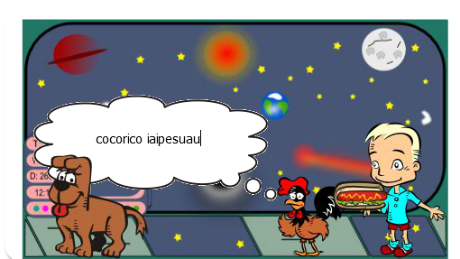 Kaio se divertindo na escola com os seus amigos