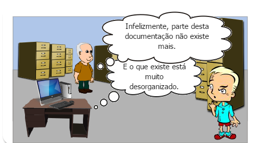 Um aluno do curso de História pretende ingressar no mestrado, tendo como objetivo escrever acerca da história do curso de história da UFRN. Porém, ele se depara com uma situação problemática com relação as suas fontes. 