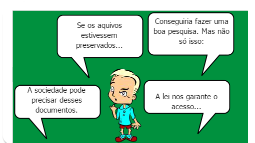 Um aluno do curso de História pretende ingressar no mestrado, tendo como objetivo escrever acerca da história do curso de história da UFRN. Porém, ele se depara com uma situação problemática com relação as suas fontes. 