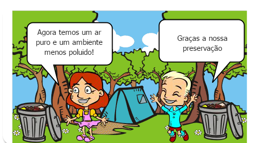 O meio ambiente está sendo muito prejudicado com a degradação ambiental, faça como a Ju, ajude a preservar o ambiente!!!