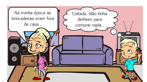 Este gibi tem como objetivo mostrar que não é saudável que a criança fique a maioria do seu tempo nas redes sociais , tais como : instagram, facebook, twiter e outros tantos mais existentes. 