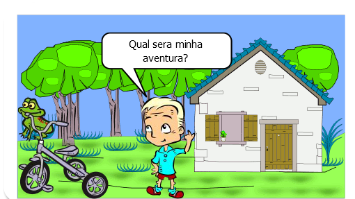 Scott um menino que adora uma boa aventura em cima de sua bike.