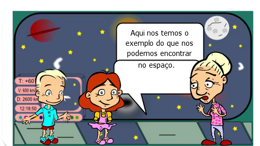 Aula sobre o espaço e os elementos que o compõem