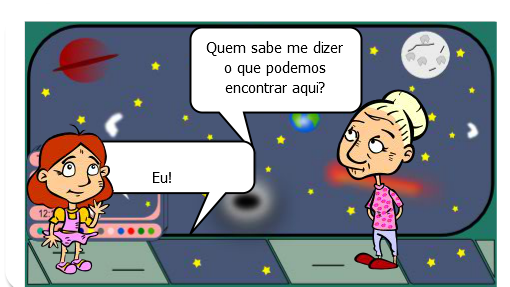 Aula sobre o espaço e os elementos que o compõem