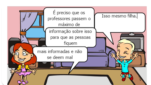 Dialogo entre pai e filha 