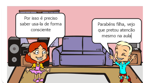 Dialogo entre pai e filha 