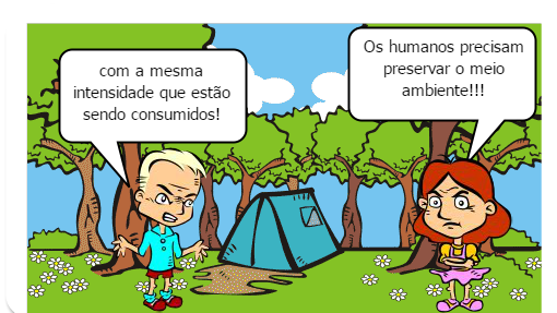 lugares onde há degradação ambiental<br />
