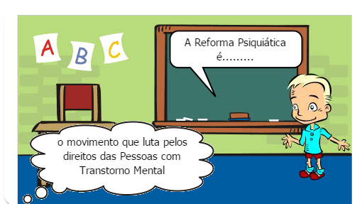 Gibi de Saúde Mental e discussão interdisciplinar.