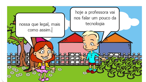 uma aula sobre tecnologia