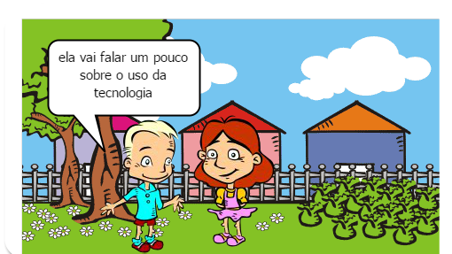 uma aula sobre tecnologia