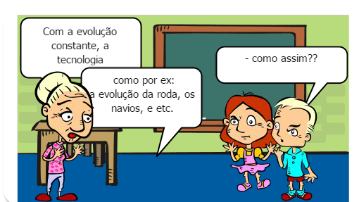 uma aula sobre tecnologia