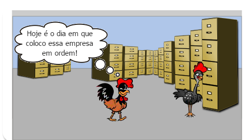 Trabalho sobre ética e liderança a partir de um gibi. 