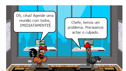 Trabalho sobre ética e liderança a partir de um gibi. 