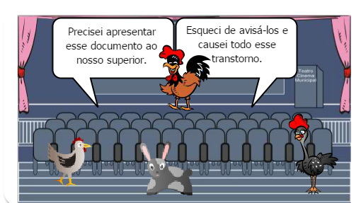 Trabalho sobre ética e liderança a partir de um gibi. 
