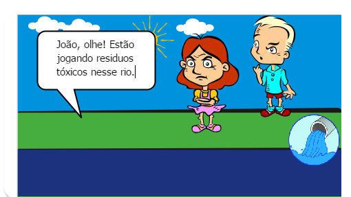 Em uma cidade ribeirinha, um rio corre grande perigo.