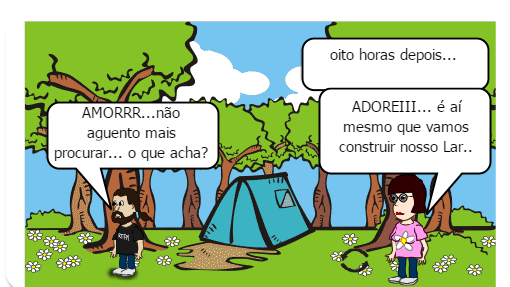 Era uma vez ... uma história de um lindo casal que foi começar uma vida em conjunto em outra cidade...