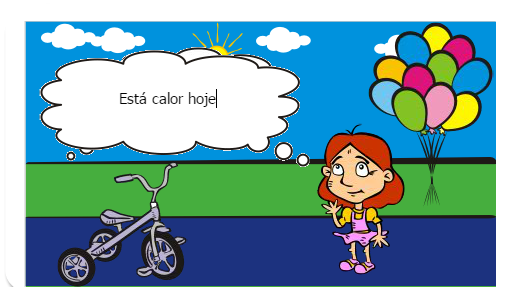 Amigos que eu tenho na escola.