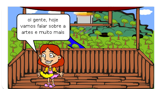 ira falar sobre a arte e suas caracteristicas, como as cores