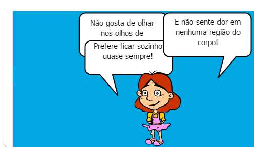 Uma história sobre uma criança autista.