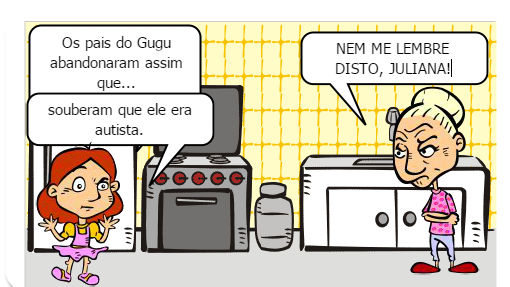 Uma história sobre uma criança autista.