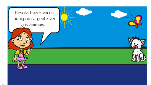 Ela levou seus alunos(as) para ver como nossa cidade estava,os alunos(as) se apavoraram com as sujeiras nos rios,matos,etc...
