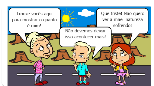 Salve o meio ambiente
