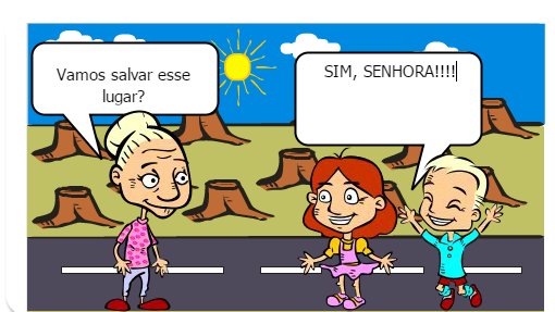 Salve o meio ambiente
