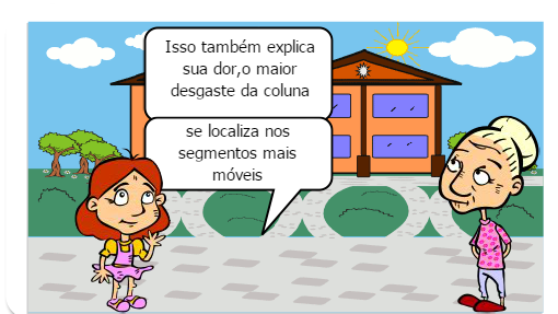 Lesão na coluna vertebral .