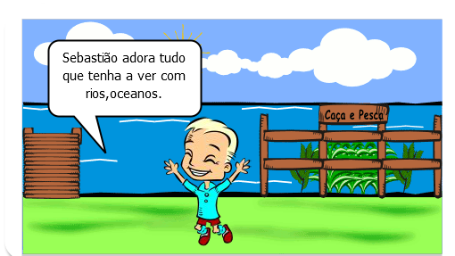 Se pudesse sebastião  trocaria as rodas de sua cadeira por barbatanas,tamanha sua paixão pela água. e de táo bom nadador,ele chega a um lugar precioso, sua imaginação!!!